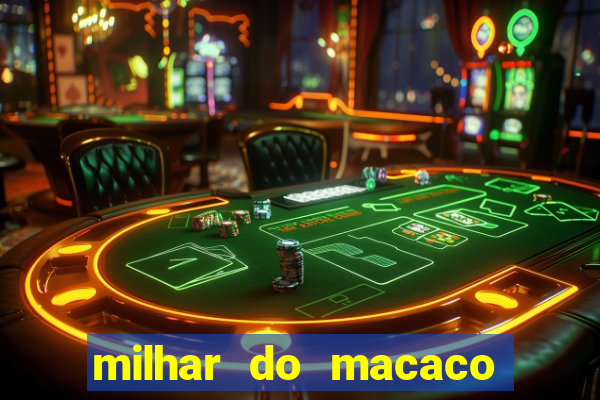 milhar do macaco que mais saem no jogo do bicho