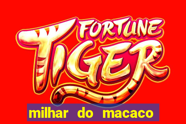 milhar do macaco que mais saem no jogo do bicho