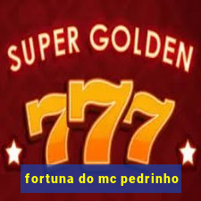 fortuna do mc pedrinho