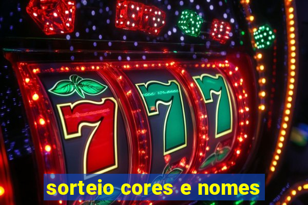 sorteio cores e nomes