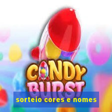 sorteio cores e nomes