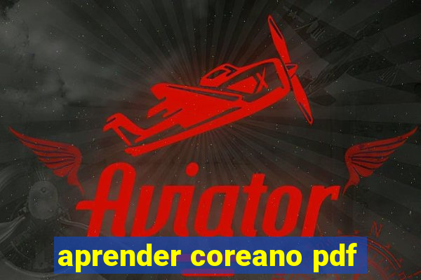 aprender coreano pdf