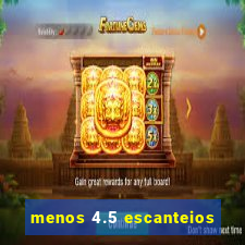 menos 4.5 escanteios