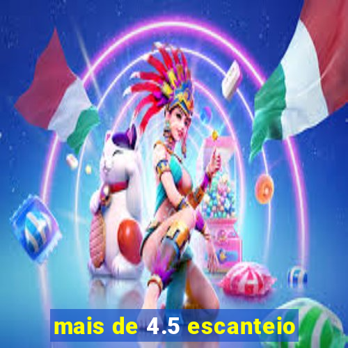 mais de 4.5 escanteio