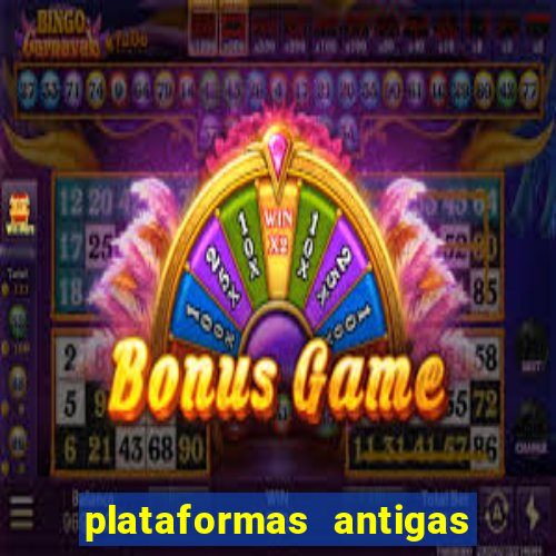 plataformas antigas de jogos