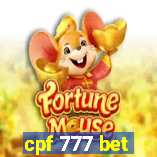 cpf 777 bet