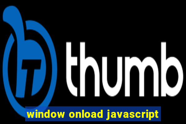 window onload javascript