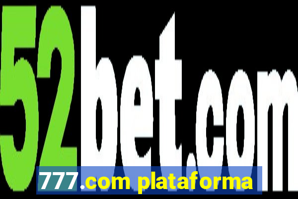 777.com plataforma