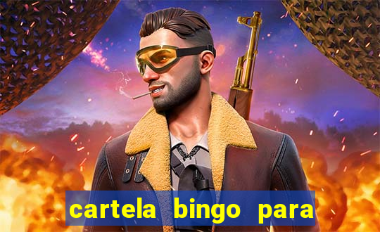 cartela bingo para cha de cozinha imprimir gratis