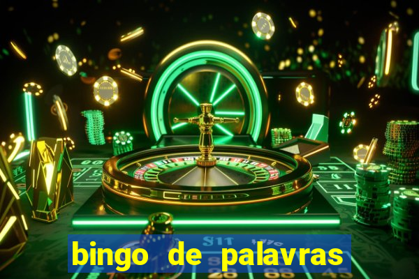 bingo de palavras cha de bebe