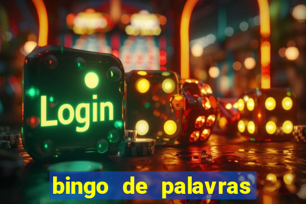 bingo de palavras cha de bebe