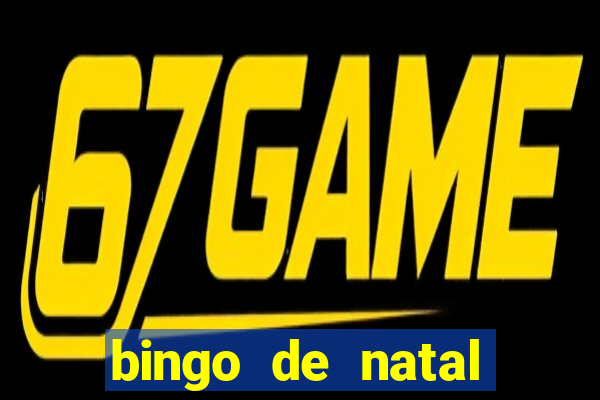 bingo de natal para imprimir gratis