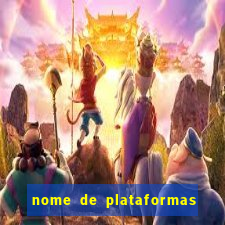 nome de plataformas de jogos