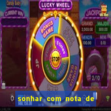 sonhar com nota de 5 reais no jogo do bicho