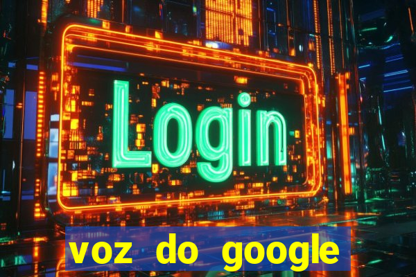 voz do google tradutor homem