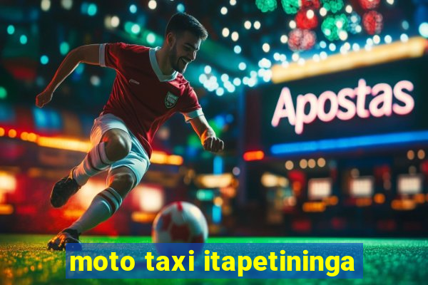 moto taxi itapetininga