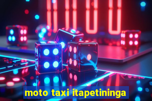 moto taxi itapetininga