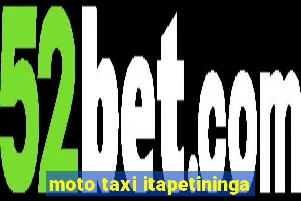 moto taxi itapetininga