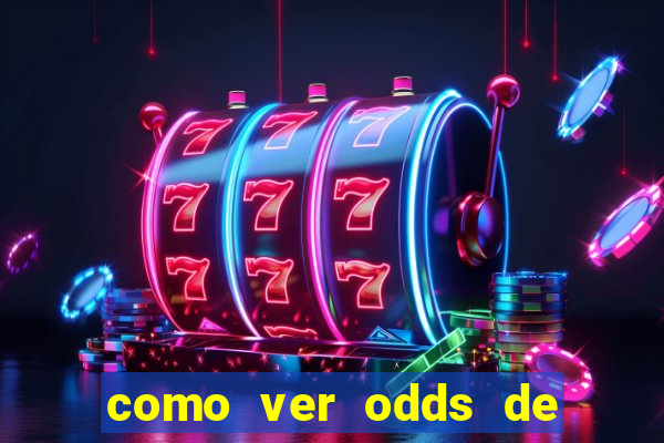 como ver odds de jogos passados