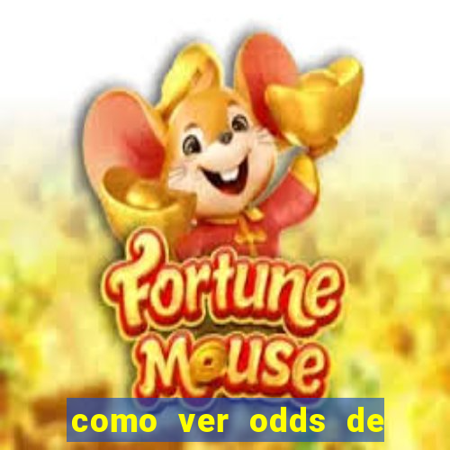 como ver odds de jogos passados