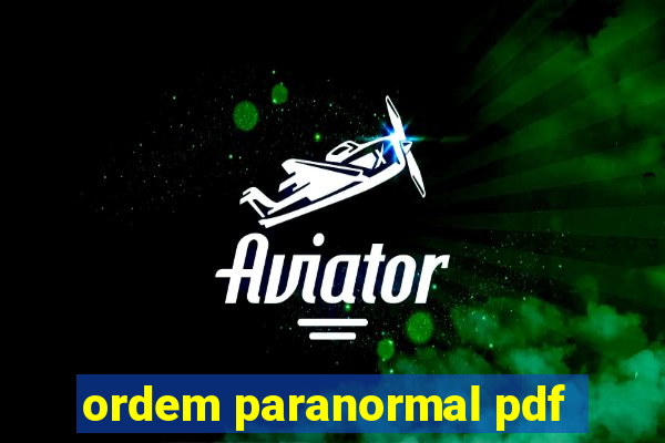 ordem paranormal pdf