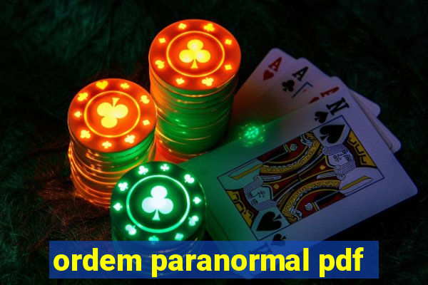 ordem paranormal pdf