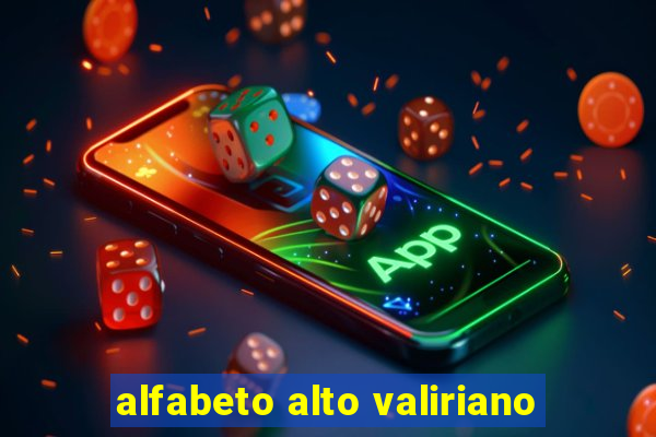 alfabeto alto valiriano