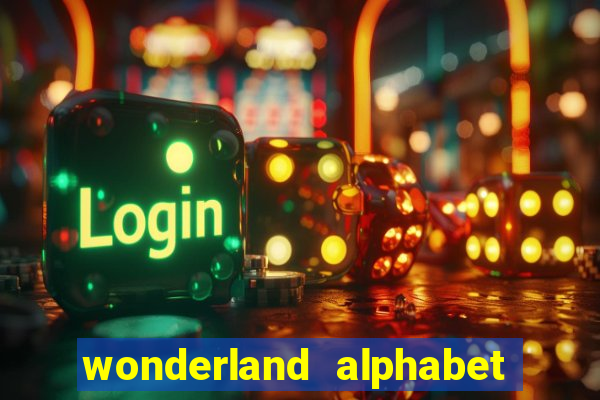 wonderland alphabet comic studio