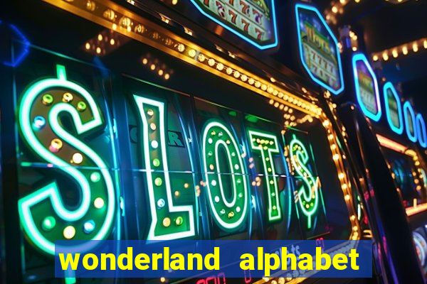 wonderland alphabet comic studio