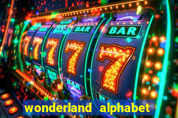 wonderland alphabet comic studio