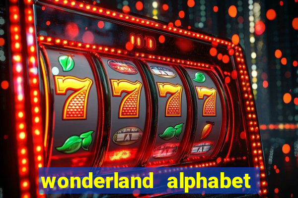 wonderland alphabet comic studio