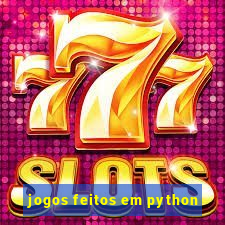 jogos feitos em python