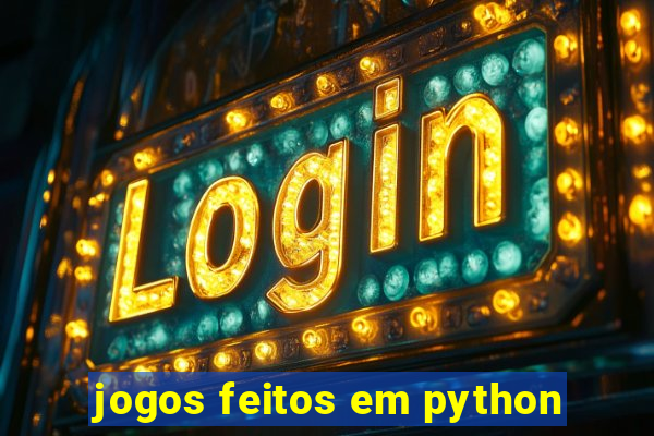 jogos feitos em python