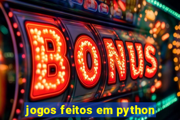 jogos feitos em python