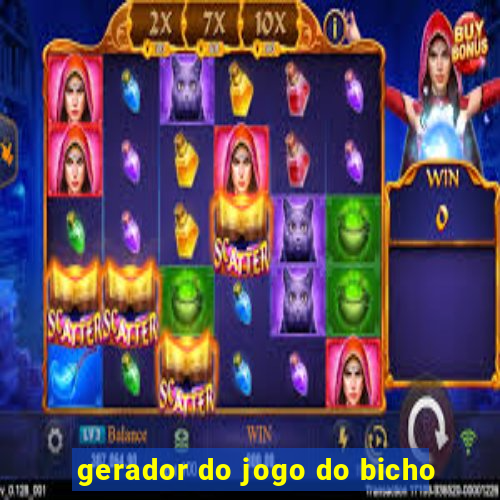 gerador do jogo do bicho