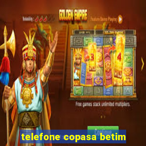 telefone copasa betim