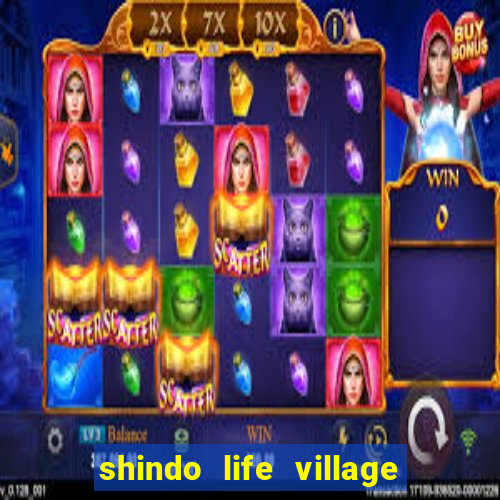 shindo life village blaze private server codes