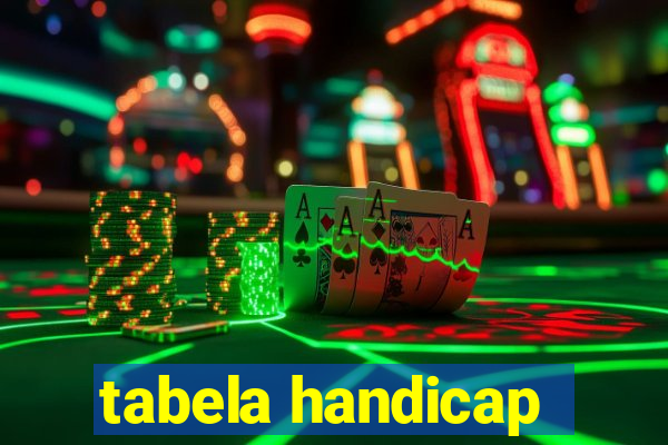 tabela handicap