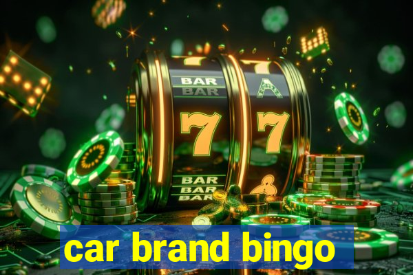 car brand bingo