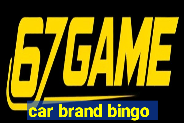 car brand bingo