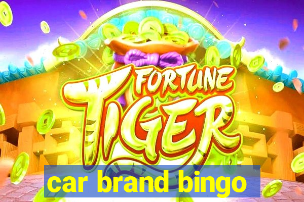 car brand bingo