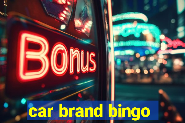 car brand bingo