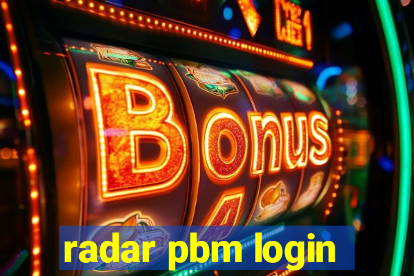 radar pbm login