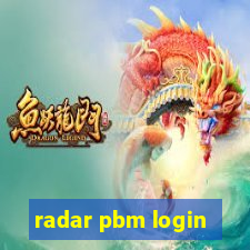 radar pbm login