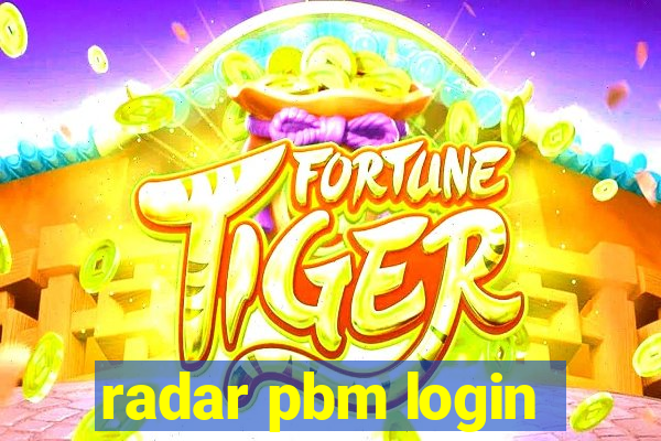 radar pbm login