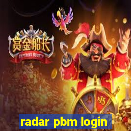 radar pbm login