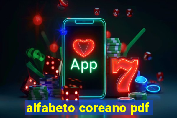 alfabeto coreano pdf