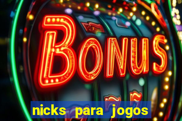 nicks para jogos de tiro