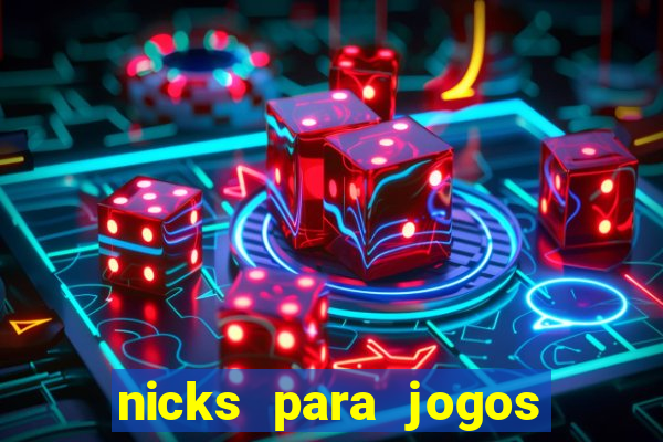 nicks para jogos de tiro