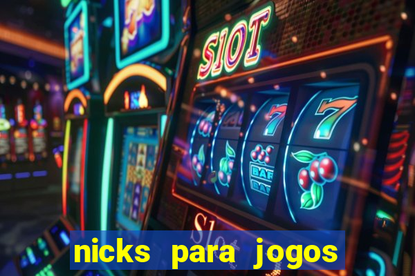 nicks para jogos de tiro